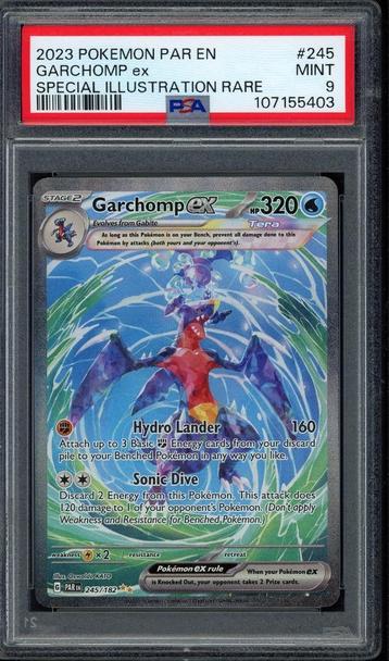 Garchomp ex [SIR] PSA 9 - 245/182 - Paradox Rift 2023 beschikbaar voor biedingen