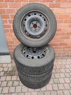 Set winterbanden met velgen15 inch 5x100 (Polo , Ibiza ,...), Auto-onderdelen, Banden en Velgen, Ophalen, Winterbanden, Band(en)