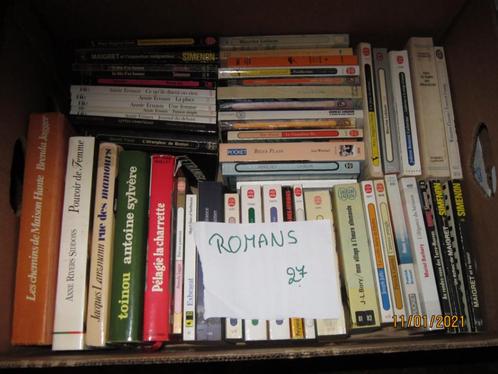 Livres +- 52 romans caisse n27 adam D, Boeken, Romans, Gelezen, Ophalen