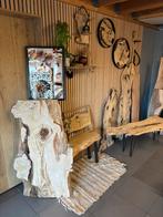 Boomstam schaaldelen- wandplanken - epoxy, Ophalen, Nieuw