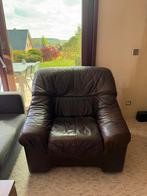 2 leren fauteuils 20€ voor beide, Ophalen, Gebruikt, Leer