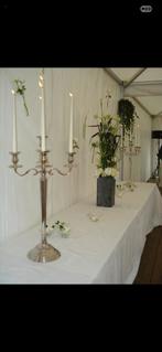 Stijlvolle verzilverde kandelaars - Ingrid Lesage Creations, Ophalen, Kandelaar