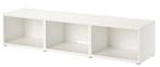 TV meubel, Ophalen, Glas, 150 tot 200 cm, Zo goed als nieuw