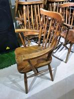 6 stevige volhouten stoelen, Antiek en Kunst, Antiek | Meubels | Stoelen en Sofa's, Ophalen