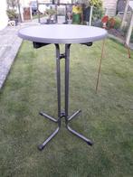 Hoge terras staantafels, Ophalen, Zo goed als nieuw, Rond, Metaal