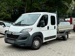 CITROEN JUMPER DUBBELE CABINE 2.2 DIESEL EURO5 7ZIT, Auto's, Bestelwagens en Lichte vracht, Voorwielaandrijving, Stof, Zwart, 4 cilinders