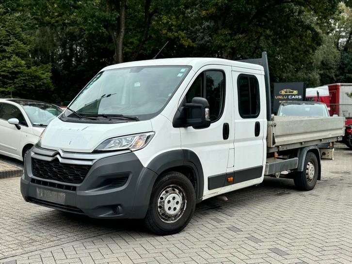CITROEN JUMPER DUBBELE CABINE 2.2 DIESEL EURO5 7ZIT, Auto's, Bestelwagens en Lichte vracht, Bedrijf, Te koop, ABS, Airbags, Elektrische ramen