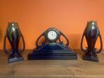 Garniture de cheminée art deco horloge, Antiek en Kunst, Ophalen