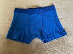 Blauw gestreepte onderbroek/boxershort, Hema, 122-128, Nacht- of Onderkleding, Ophalen of Verzenden, Zo goed als nieuw, Hema