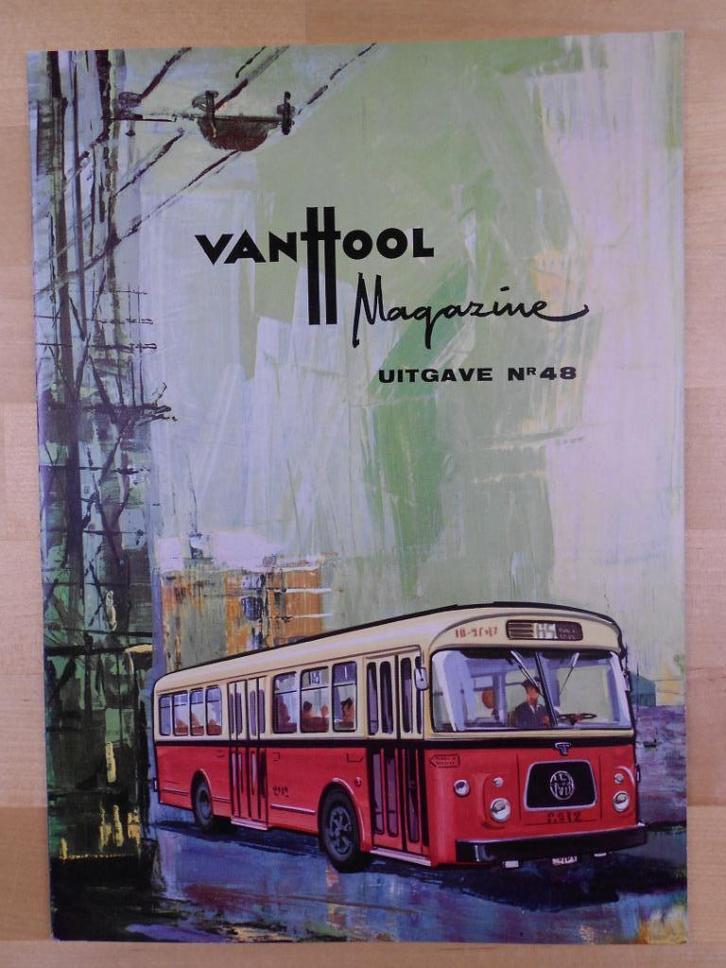 Van Hool Magazine 1965 n 48 — Autobus Autocar Autobus, Livres, Autos | Brochures & Magazines, Comme neuf, Autres marques, Enlèvement
