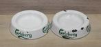 2 EMAILLE ASBAKKEN VAN CARLSBERG, Verzamelen, Ophalen of Verzenden, Gebruikt