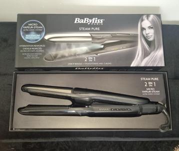 Babyliss Steam Pure, Enlèvement, Comme neuf, Fer à friser ou Lisseur