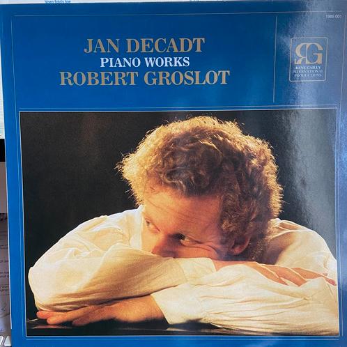 LP Jan Decadt Piano Works Robert Groslot  1985 NM, Cd's en Dvd's, Vinyl | Klassiek, Kamermuziek, Ophalen of Verzenden