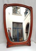 Art Nouveau Spiegel., Overige vormen, 50 tot 100 cm, Minder dan 100 cm, Ophalen of Verzenden