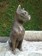 bronzen dierenbeeld van een bokserhond, Antiek en Kunst, Ophalen, Brons