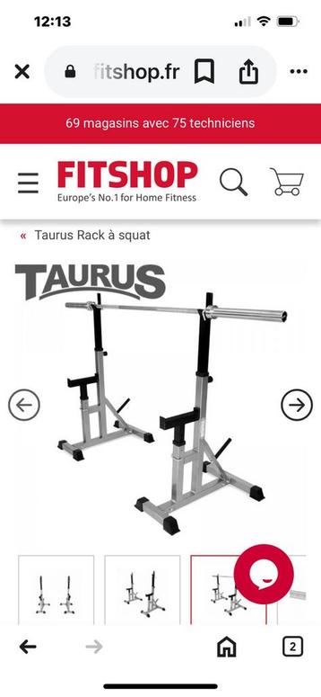 Rack musculation beschikbaar voor biedingen