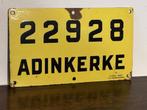 Geëmailleerd bordje station Adinkerke, Antiek en Kunst, Ophalen