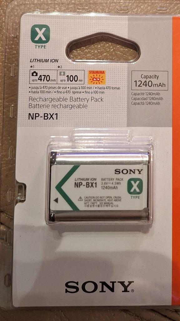 Sony NP-BX1 (nieuw), Audio, Tv en Foto, Fotografie | Accu's en Batterijen, Nieuw, Ophalen