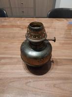 Ancienne lampe a huile en laiton, Ophalen of Verzenden
