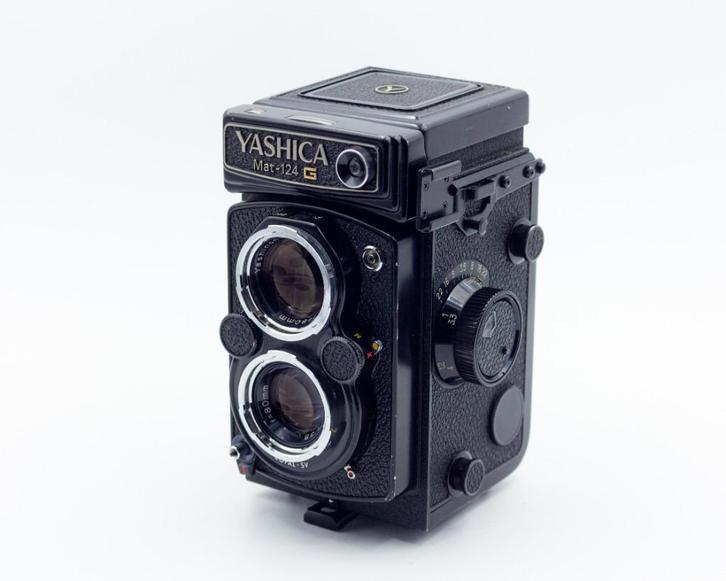 Yashica Mat-124 G - 6x6 TLR 80mm F3.5, Audio, Tv en Foto, Fotocamera's Analoog, Gebruikt, Spiegelreflex, Ophalen of Verzenden