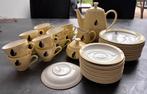 Zwarte kat Royal Sphinx Maastricht compl koffieservies 12st, Ophalen