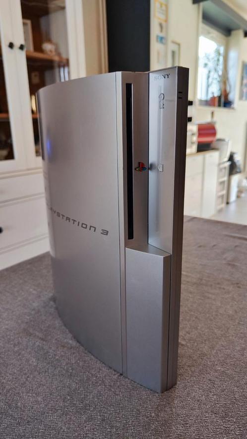 Playstation 3 80GB Satin Silver, Games en Spelcomputers, Spelcomputers | Sony PlayStation 3, Zo goed als nieuw, Ophalen