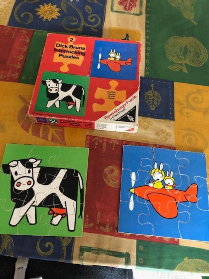 2 Dick Burna interlocking Puzzles * Vintage*, Antiek en Kunst, Antiek | Speelgoed, Ophalen of Verzenden