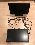2 stuks Dell monitoren, Ophalen, Zo goed als nieuw, VGA