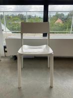 12 Witte stoelen, Huis en Inrichting, Stoelen, Vijf, Zes of meer stoelen, Kunststof, Gebruikt, Wit