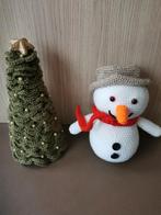 Kertsboom en sneeuwman, Ophalen of Verzenden, Zo goed als nieuw