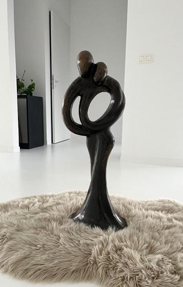 Bronzen beeld ‘omarming’, Antiek en Kunst, Kunst | Beelden en Houtsnijwerken, Ophalen