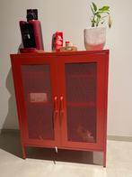 Rood metalen kastje, Ophalen, Met deur(en), 100 tot 150 cm, Nieuw