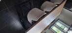 Eiken eettafel incl. 6 stoelen, Ophalen, Gebruikt, 200 cm of meer, 50 tot 100 cm