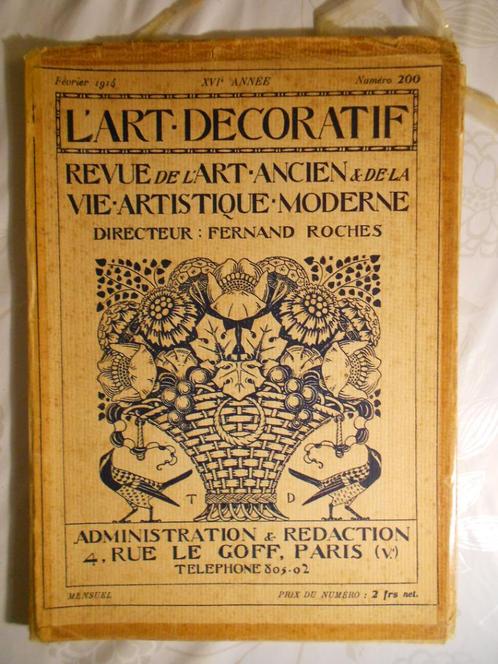 L'Art décoratif : Revue de l'Art ancien, Boeken, Tijdschriften en Kranten, Gelezen, Overige typen, Ophalen of Verzenden