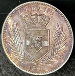 Belgium/Congo 1 Franc 1887 UNC Prachtig stuk!!!, Verzenden, Zilver, Losse munt, Zilver