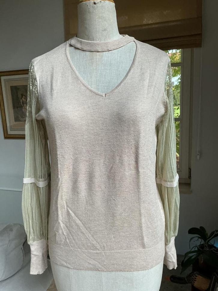 Trui van Millenium, maat 38, Kleding | Dames, Truien en Vesten, Zo goed als nieuw, Maat 38/40 (M), Beige, Ophalen of Verzenden