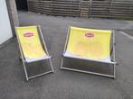 Strand stoelen, Ophalen, Zo goed als nieuw, Hout, Verstelbaar