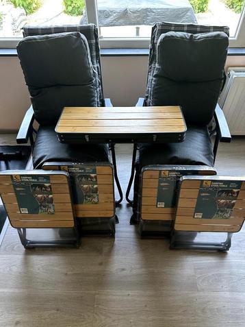 Camping/tuinset - tafels, stoelen, relax -160€ beschikbaar voor biedingen