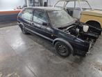 Volkswagen golf 2 1.3, Auto's, Zwart, Handgeschakeld, 3 deurs, Golf