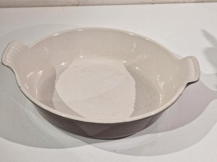 Cousances 18 ovenschaal , bruin kleur , gietijzer creuset, Huis en Inrichting, Keuken | Potten en Pannen, Gebruikt, Gietijzer
