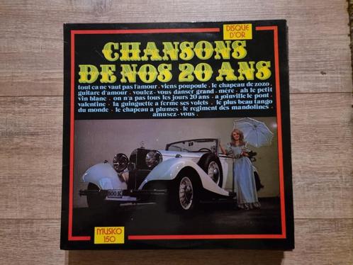 LP Chansons De Nos 20 Ans, CD & DVD, Vinyles | Autres Vinyles, Utilisé, 12 pouces, Enlèvement ou Envoi