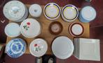Platte borden soepborden dessertborden Servies goudkleur, Antiek en Kunst, Ophalen