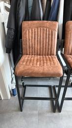 3 stuks Cognac kleur barkruk, Huis en Inrichting, Barkrukken, Ophalen, Zo goed als nieuw