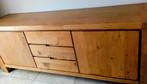Eetkamer met dressoir, bar, tafel met of zonder 6 stoelen, Huis en Inrichting, Ophalen, Gebruikt, Massief eik modern, 4 tot 6 stoelen