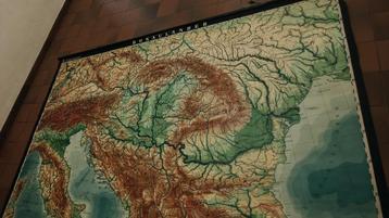 Schoolkaart Donauländer 270x155 VEB Geographisch-Kartographi beschikbaar voor biedingen