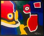 PRACHTIG ORIGINEEL KUNSTWERK VAN KAREL APPEL, Antiek en Kunst, Ophalen