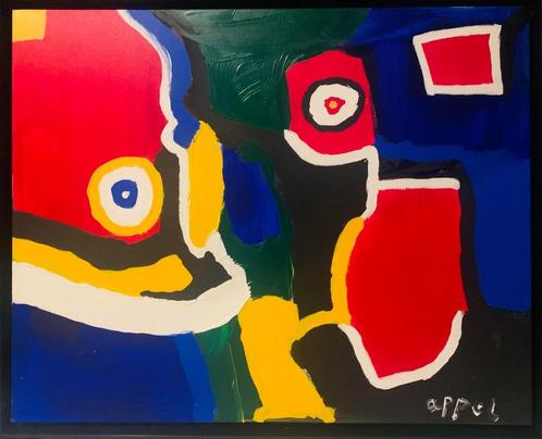 PRACHTIG ORIGINEEL KUNSTWERK VAN KAREL APPEL, Antiek en Kunst, Kunst | Litho's en Zeefdrukken, Ophalen