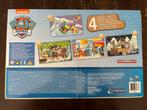 Paw Patrol 4 puzzels, Ophalen, 10 tot 50 stukjes, 4 tot 6 jaar, Van hout