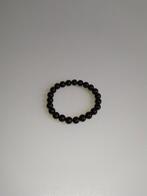 Bracelet avec perles en onyx noir, Bijoux, Sacs & Beauté, Bracelets, Neuf, Enlèvement ou Envoi, Avec pierre précieuse, Autres matériaux