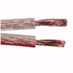 Transparante luid speaker kabel 2 x 4 mm² [per meter], Enlèvement ou Envoi, Neuf